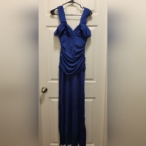 BCBG blue gown